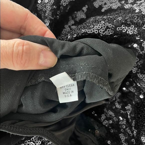 KIMBERLY TAYLOR Black Sequin Bodysuit - Picture 8 of 10
